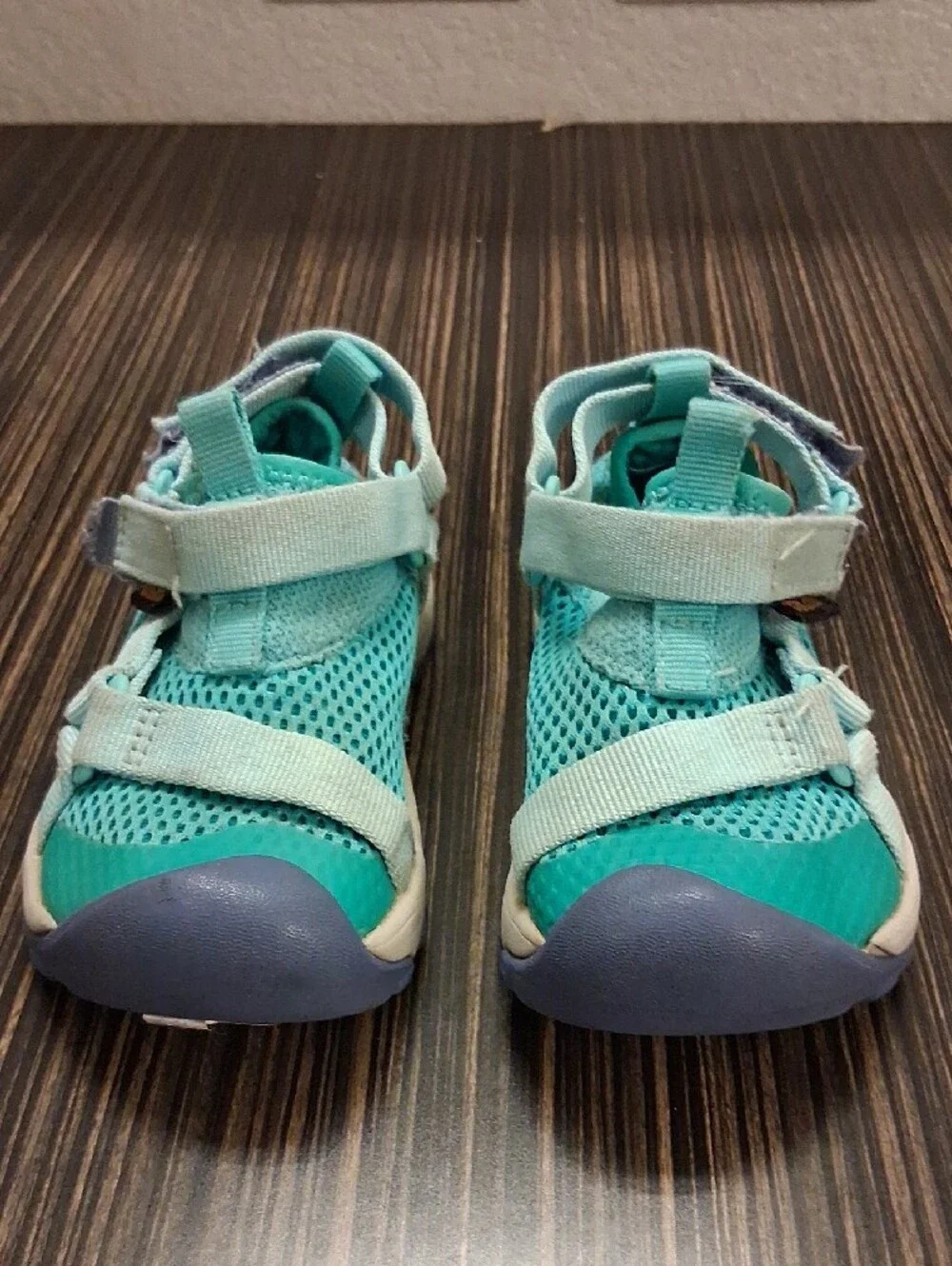 Teva Kids  Aqua Teal Mesh Sport Sandals with Hook-and-Loop Straps